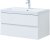 Тумба с раковиной Aquanet Беркли 80 белый глянец (2 ящика) 
