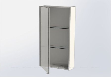 Зеркало-шкаф Aquanet Августа 50 белый 