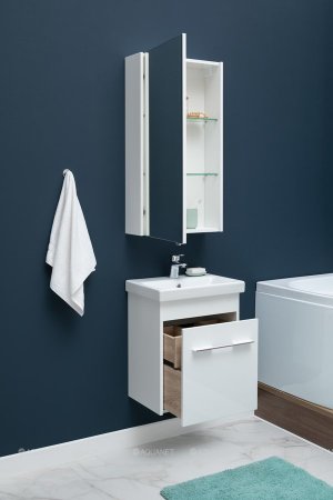 Зеркало-шкаф Aquanet Августа 50 белый 