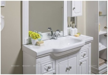 Зеркало-шкаф Aquanet Фредерика 125 белый 