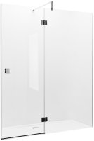 Душевая дверь Roca Metropolis 160 MP3416012M профиль Хром стекло прозрачное