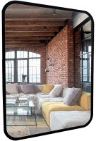 Зеркало Azario Мальта-лофт 60 ФР-00002427 Черное