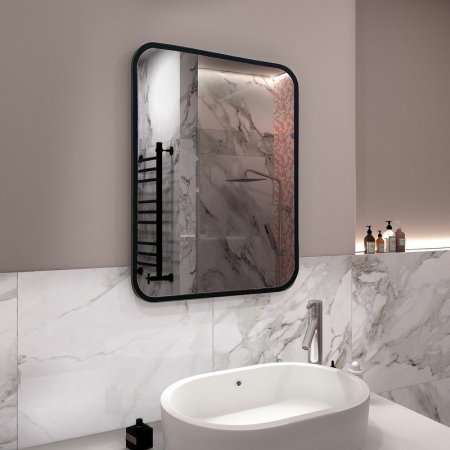 Зеркало Azario Мальта-лофт 60 ФР-00002427 Черное 