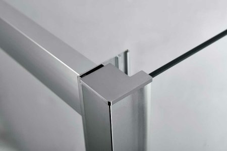 Душевой уголок Vincea Alpha 140x80 VSR-3AL8014MT профиль Хром стекло текстурное 