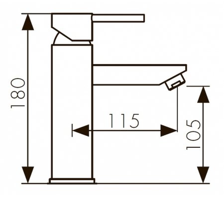 Смеситель для раковины Kaiser Sensor 38211 Хром 