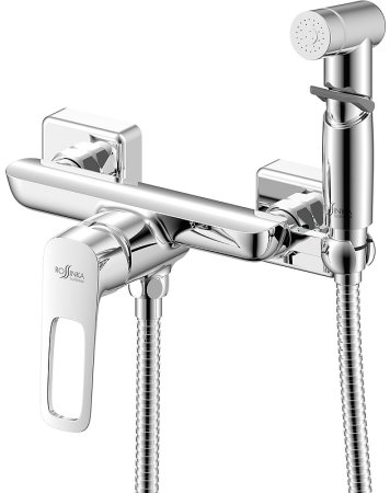 Гигиенический душ со смесителем Rossinka RS46-52 Хром 