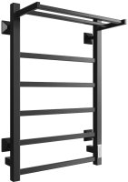 Полотенцесушитель электрический ДВИН Fj plaza neo 80/50 К диммер квадрат, чёрный матовый (4657771770197)