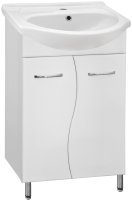 Тумба под раковину Style Line Эко Стандарт 12 Линда 55 Белый глянец