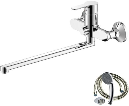 Смеситель для ванны Olive's Toledo 18221TD универсальный Хром 