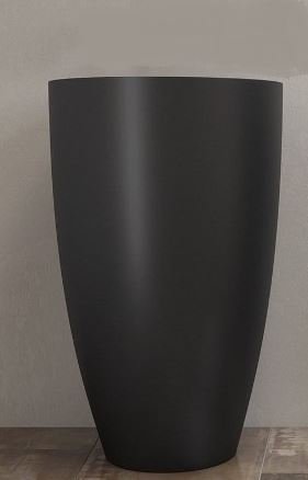 Раковина напольная Nilo Venice 2171 MAT NERO Черная матовая 