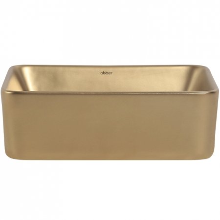 Раковина-чаша Abber Rechteck 40 AC2213MMG Золото матовое 