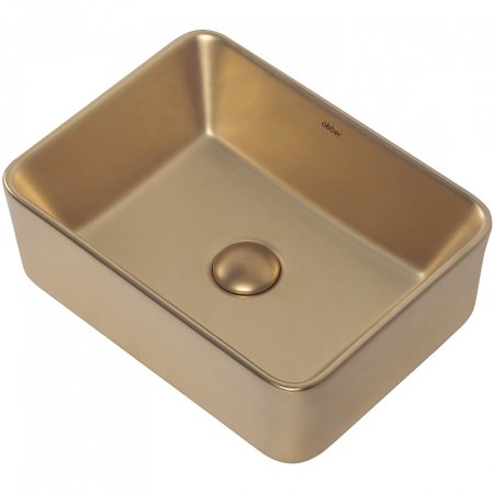 Раковина-чаша Abber Rechteck 40 AC2213MMG Золото матовое 