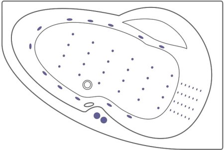 Акриловая ванна Excellent Newa WAEX.NEP16.NANO 160x95 P 