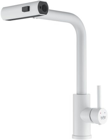 Смеситель для кухни с мультифункциональным изливом Raffine F203C, белый 