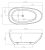 Акриловая ванна ABBER AB9356-1.5 