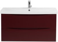 Тумба с раковиной BelBagno MARINO-CER-900-2C-SO-BRDL-P Bordo Lucido