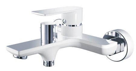 Смеситель для ванны HAIBA HB60505-8 белый 