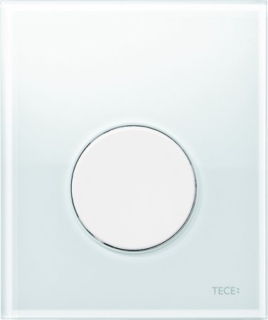 Кнопка смыва TECE Loop Urinal 9242650 белое стекло 