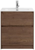 Тумба с раковиной BelBagno KRAFT39-500/390-2C-PIA-RT Rovere Tabacco