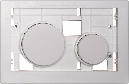 Кнопка смыва TECE Loop Modular 9240664 белая антибактериальная, без лицевой панели 