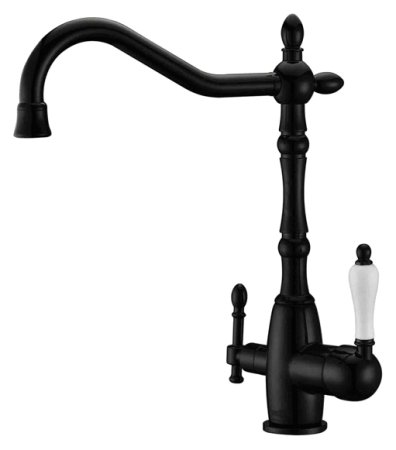 Смеситель для кухонной мойки Zorg Clean Water ZR 312 YF-50-black 