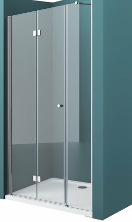 Душевая дверь BelBagno Albano 150 ALBANO-BS-13-80+70-C-Cr профиль Хром стекло прозрачное 