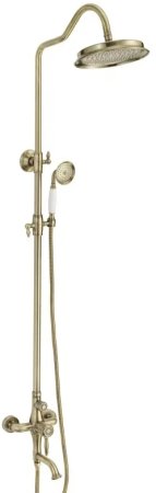 Душевая система Rose R0436Q, бронза 