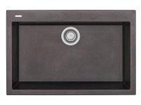 Мойка для кухни каменная Longran Cube CUG 76х50 Оникс