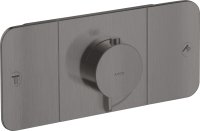 Термостат Axor One 45712340 для душа, шлифованный черный хром Термостат Axor One 45712340 для душа, шлифованный черный хром