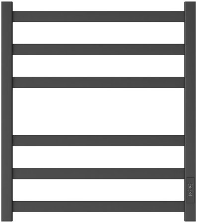 Полотенцесушитель электрический APEXTERMO Terra TR00164BM 600x400, черный матовый 