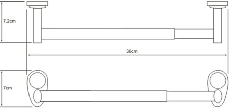 Полотенцедержатель WasserKRAFT Main K-9222D для бумажных полотенец 