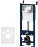 Инсталляция AM.PM Start I012703.0251 для унитаза с клавишей смыва Хром глянцевый Инсталляция AM.PM Start I012703.0251 для унитаза с клавишей смыва Хром глянцевый