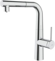 Смеситель IDDIS для кухни с фильтром и выдвижным изливом хром Pure (PURSBPFi05)