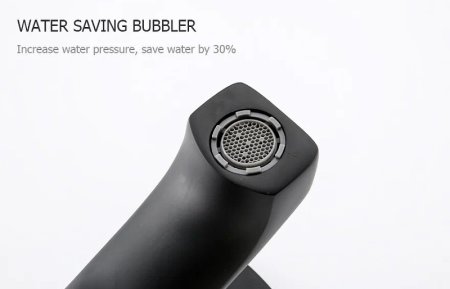 Смеситель для раковины Frap H71-6 F1071-6 Черный матовый 