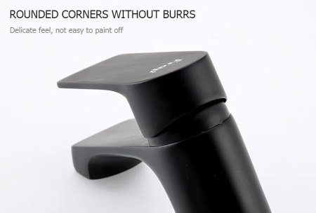 Смеситель для раковины Frap H71-6 F1071-6 Черный матовый 