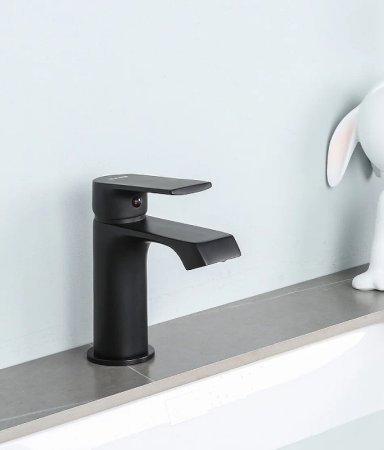 Смеситель для раковины Frap H71-6 F1071-6 Черный матовый 