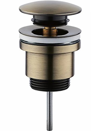 Донный клапан Frap F62-4 click-clack Бронза 