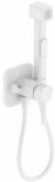 Гигиенический душ со смесителем Iddis Axes 004WTS0i08 Белый матовый 