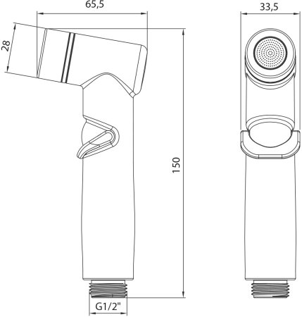 Гигиенический душ Lemark (LM8088GM) 