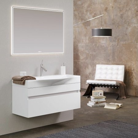 Зеркало Aqwella UM 100 UM0210 с подсветкой с сенсорным выключателем 