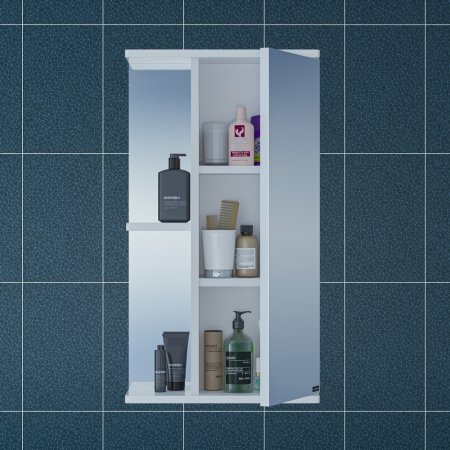 Зеркало-шкаф Санта Ника 40 фацет, правый 