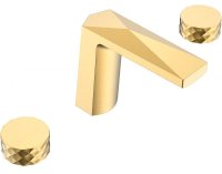 Смеситель для раковины Boheme Venturo 150-G-DIAMOND Золото глянцевое