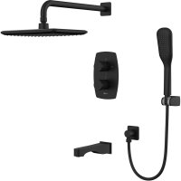 Смеситель Lemark Ursus для ванны и душа термостатический встраиваемый (LM7242BL)