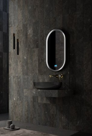 Раковина накладная карбоновая ABBER Karbon AK2041 черная 