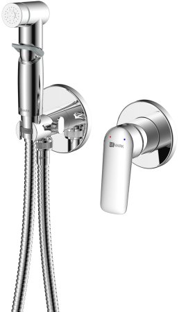 Смеситель Lemark Verba с гигиеническим душем, встраиваемый (LM11419C) 