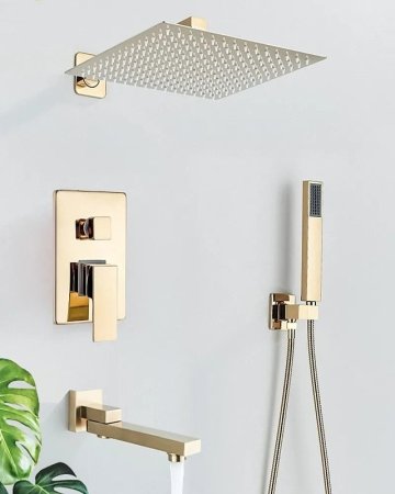 Душевая система ALMAes Elbe TVZ-0815 Золото 