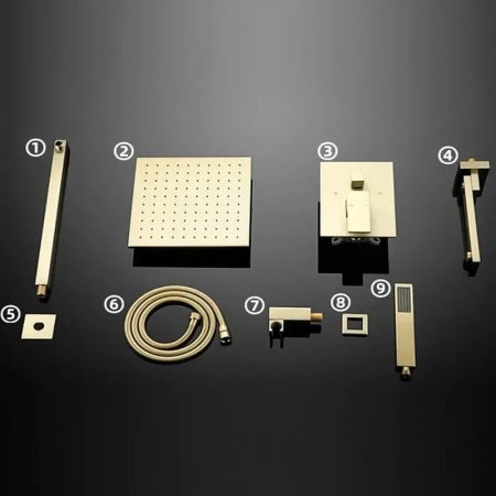 Душевая система ALMAes Elbe TVZ-0815 Золото 