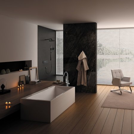 Душевая система Black&White Universe U7646GM 7646GM с термостатом Gun Metal 