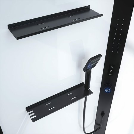 Душевая кабина Black&White Galaxy G8036 100x100 8036000 с гидромассажем 