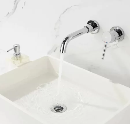 Смеситель для раковины без донного клапана Rea Lungo REA-B0369 